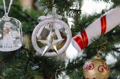 The Summer Solstice with Green Artificial Christmas Trees